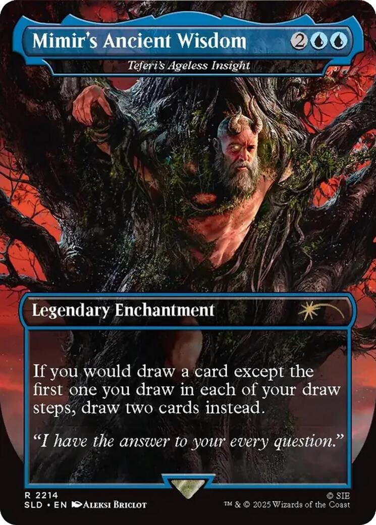Mimir's Ancient Wisdom - Teferi's Ageless Insight [Secret Lair Drop Series] | Cards and Coasters CA