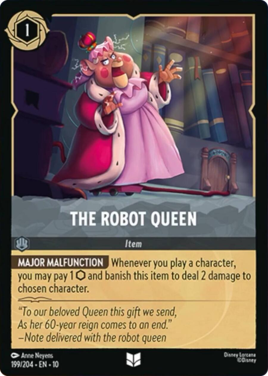 The Robot Queen (199/204) [Whispers in the Well] | Cards and Coasters CA