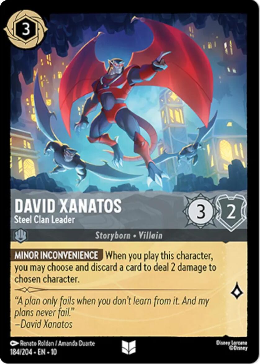 David Xanatos - Steel Clan Leader (184/204) [Whispers in the Well] | Cards and Coasters CA