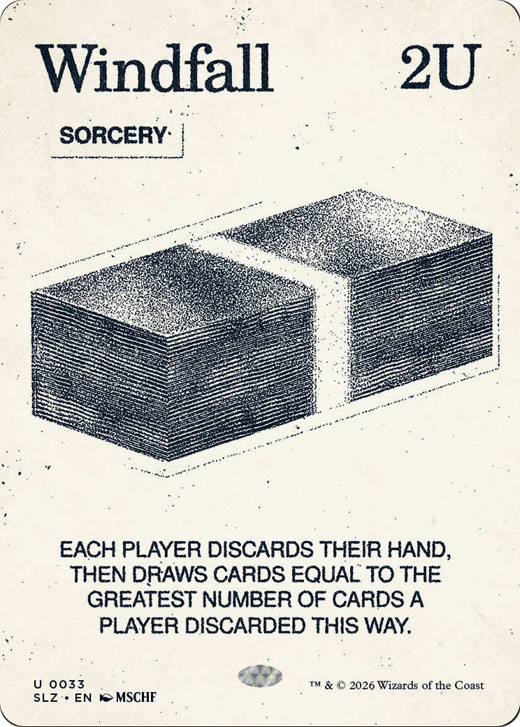 Windfall (0033) [Secret Lair x MSCHF: The Zeta Set] | Cards and Coasters CA