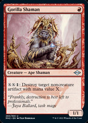 Gorilla Shaman (Foil Etched) [Modern Horizons 2] | Cards and Coasters CA