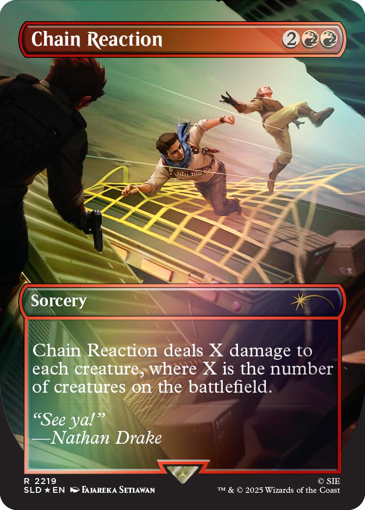 Chain Reaction (Rainbow Foil) [Secret Lair Drop Series] | Cards and Coasters CA