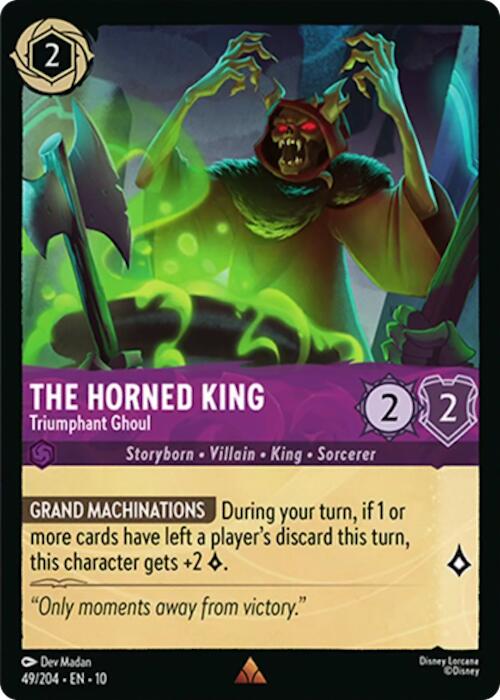 The Horned King - Triumphant Ghoul (49/204) [Whispers in the Well] | Cards and Coasters CA