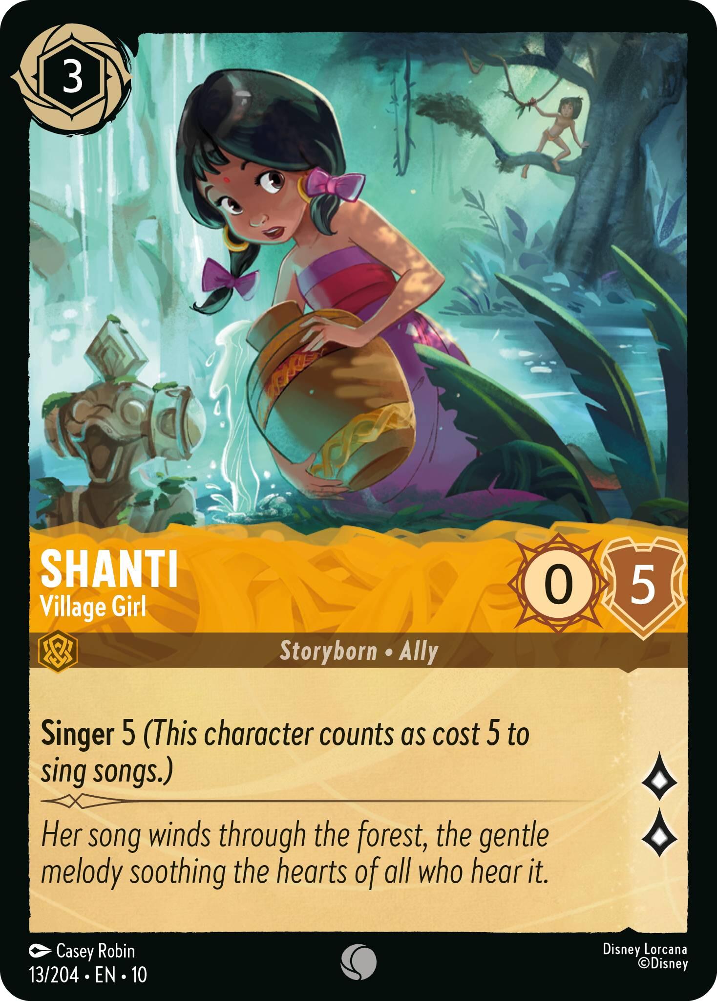 Shanti - Village Girl (13/204) [Whispers in the Well] | Cards and Coasters CA