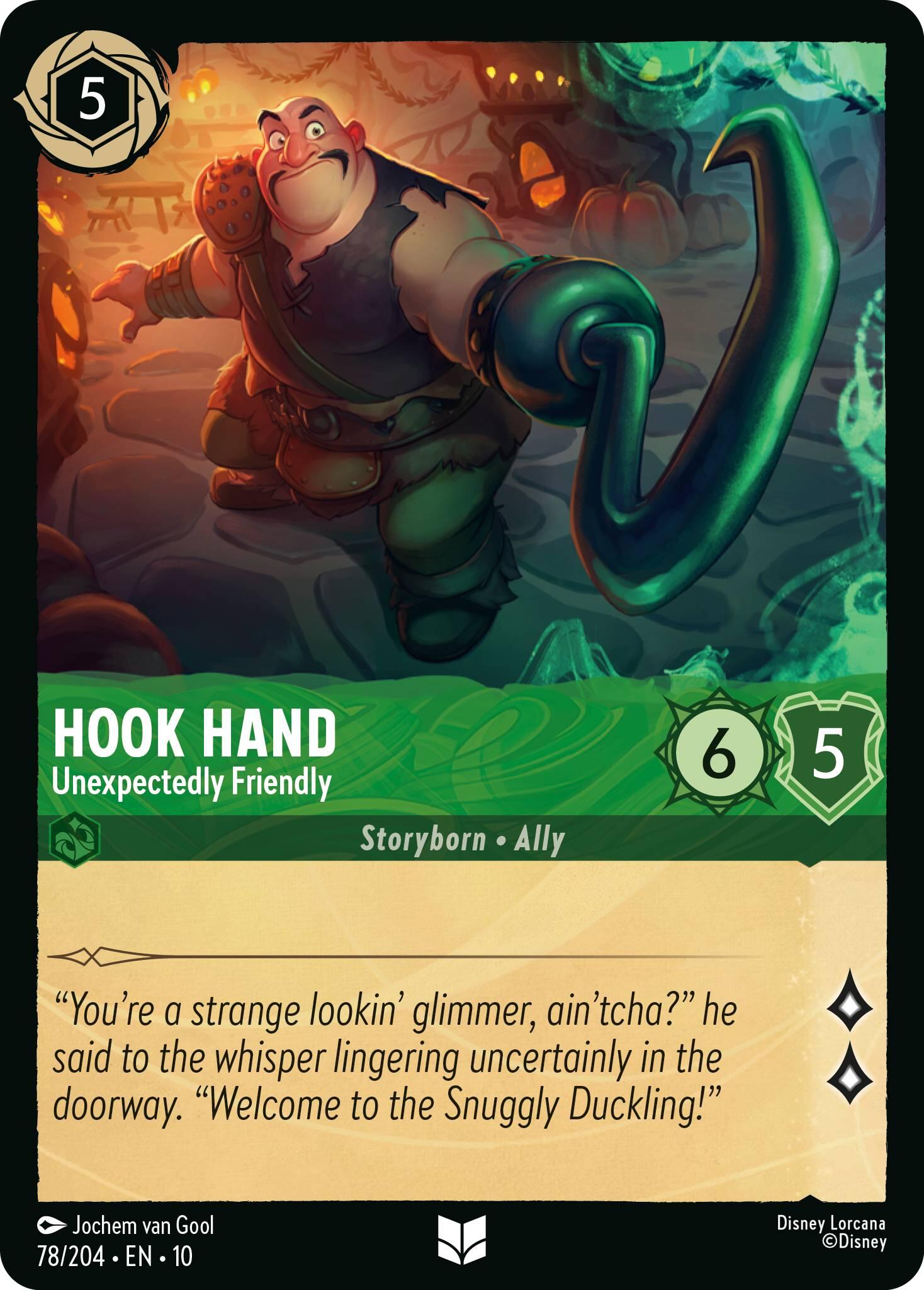 Hook Hand - Unexpectedly Friendly (78/204) [Whispers in the Well] | Cards and Coasters CA