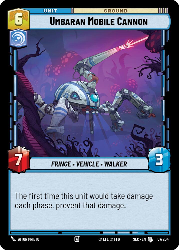 Umbaran Mobile Cannon (67/264) (67/264) [Secrets of Power] | Cards and Coasters CA