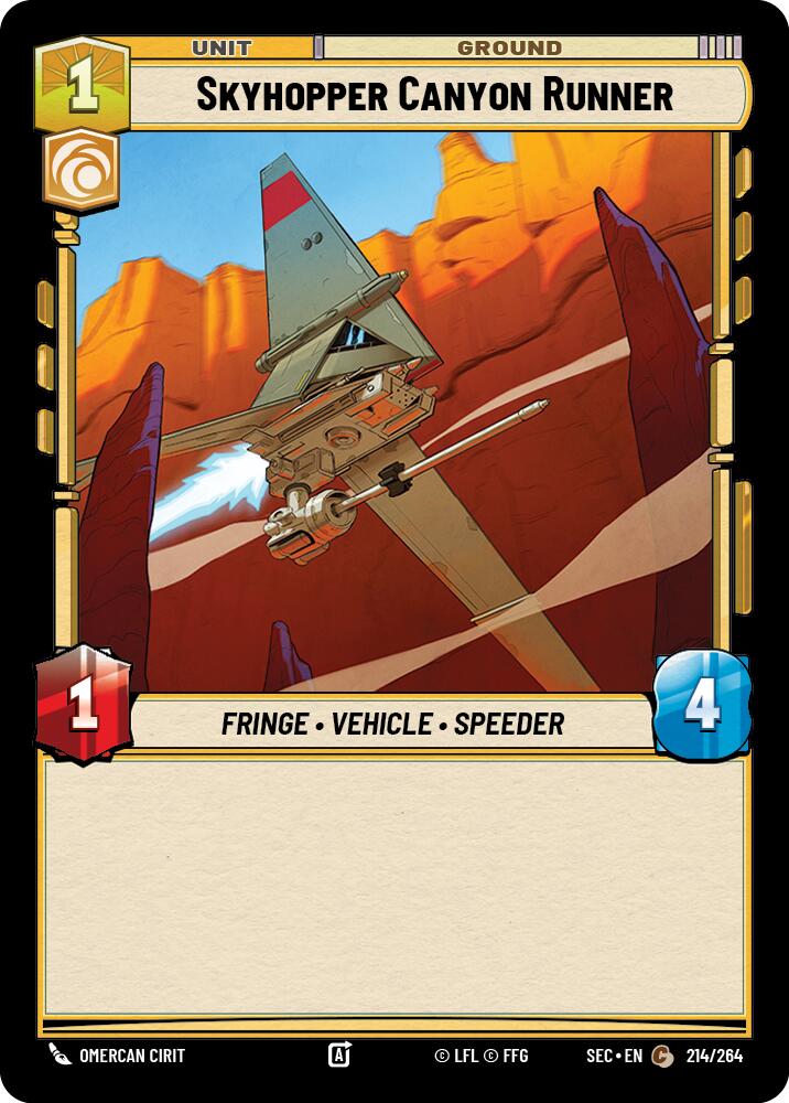 Skyhopper Canyon Runner (214/264) (214/264) [Secrets of Power] | Cards and Coasters CA