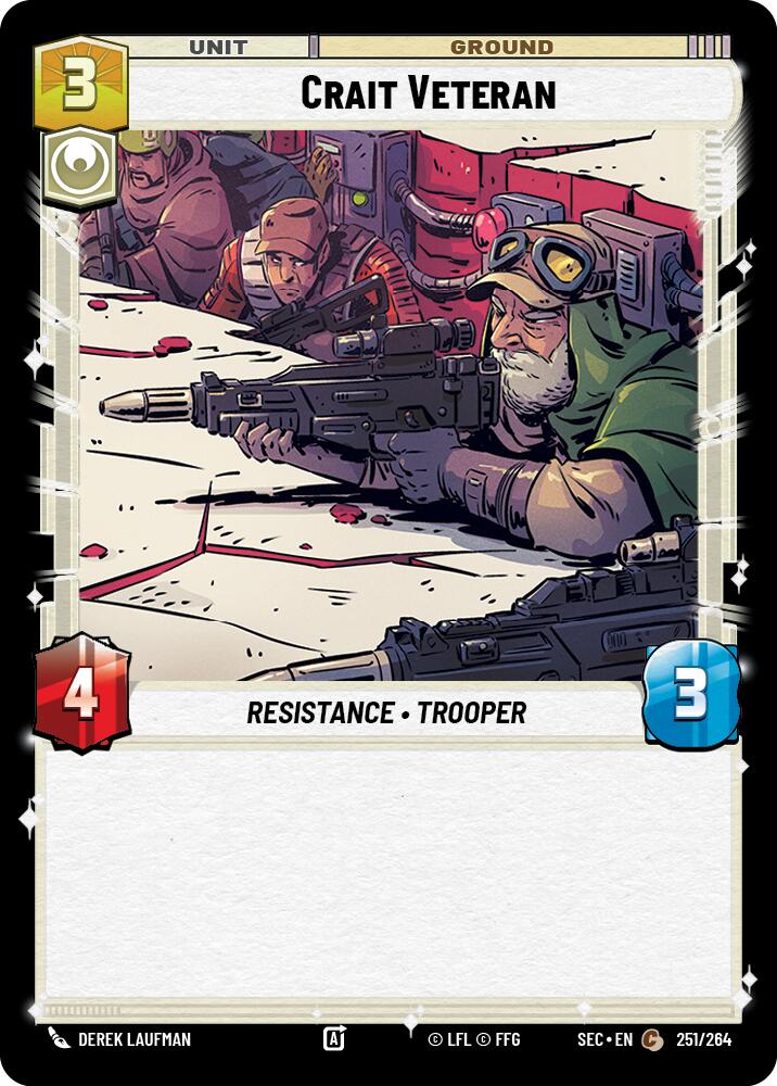 Crait Veteran (251/264) (251/264) [Secrets of Power] | Cards and Coasters CA