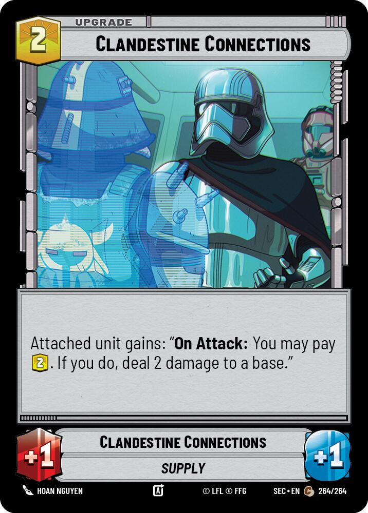 Clandestine Connections (264/264) (264/264) [Secrets of Power] | Cards and Coasters CA