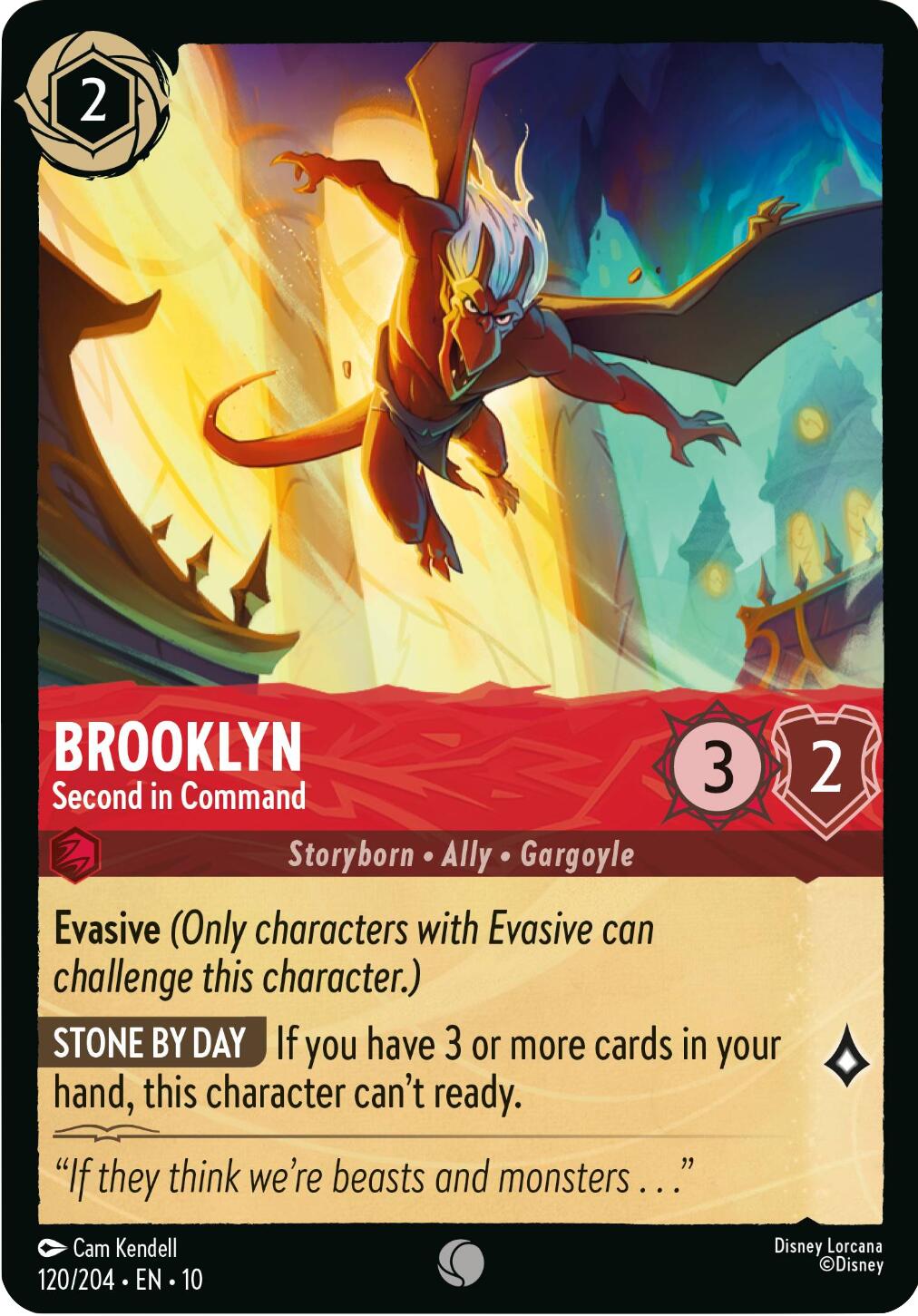 Brooklyn - Second in Command (120/204) [Whispers in the Well] | Cards and Coasters CA