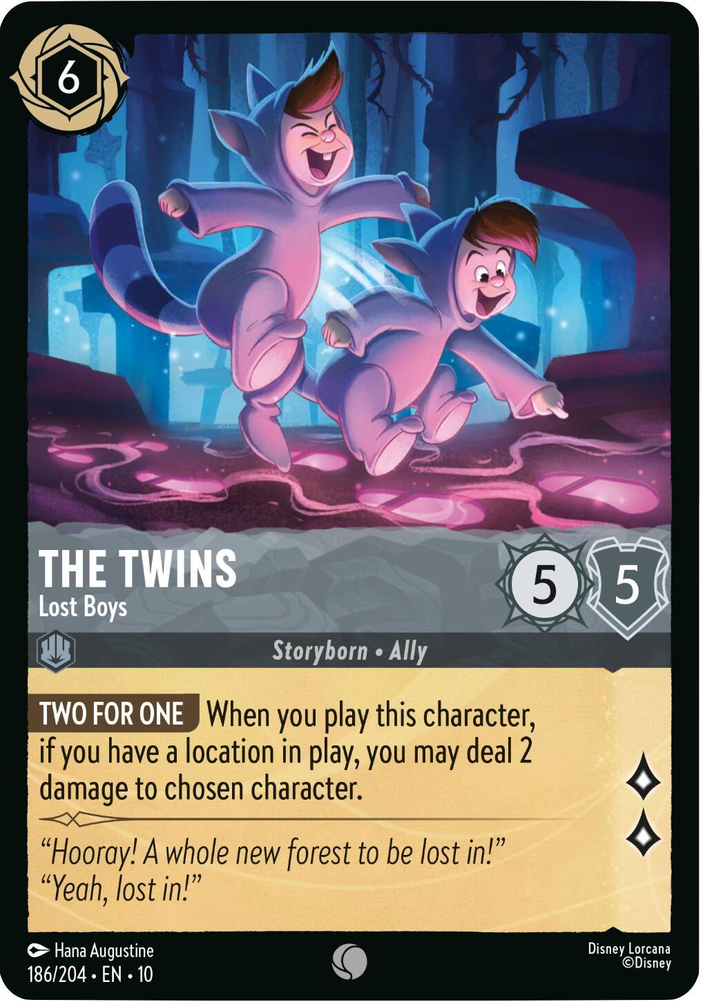The Twins - Lost Boys (186/204) [Whispers in the Well] | Cards and Coasters CA