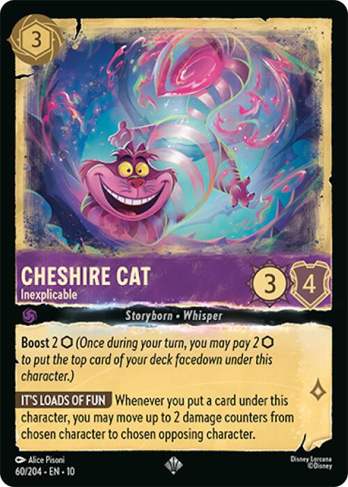 Cheshire Cat - Inexplicable (60/204) [Whispers in the Well] | Cards and Coasters CA