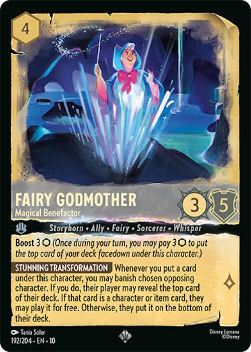 Fairy Godmother - Magical Benefactor (192/204) [Whispers in the Well] | Cards and Coasters CA