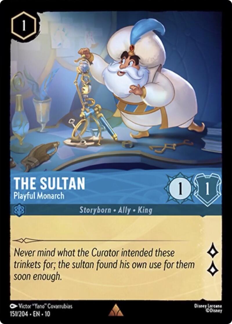 The Sultan - Playful Monarch (151/204) [Whispers in the Well] | Cards and Coasters CA