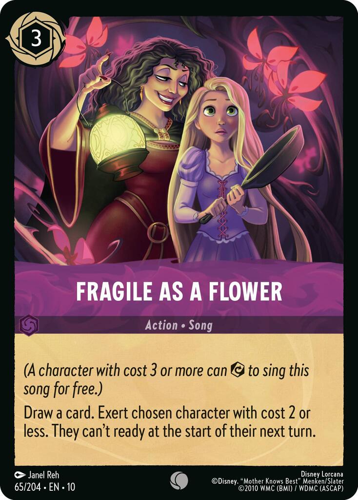 Fragile as a Flower (65/204) [Whispers in the Well] | Cards and Coasters CA