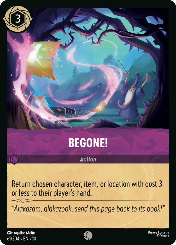 Begone! (61/204) [Whispers in the Well] | Cards and Coasters CA