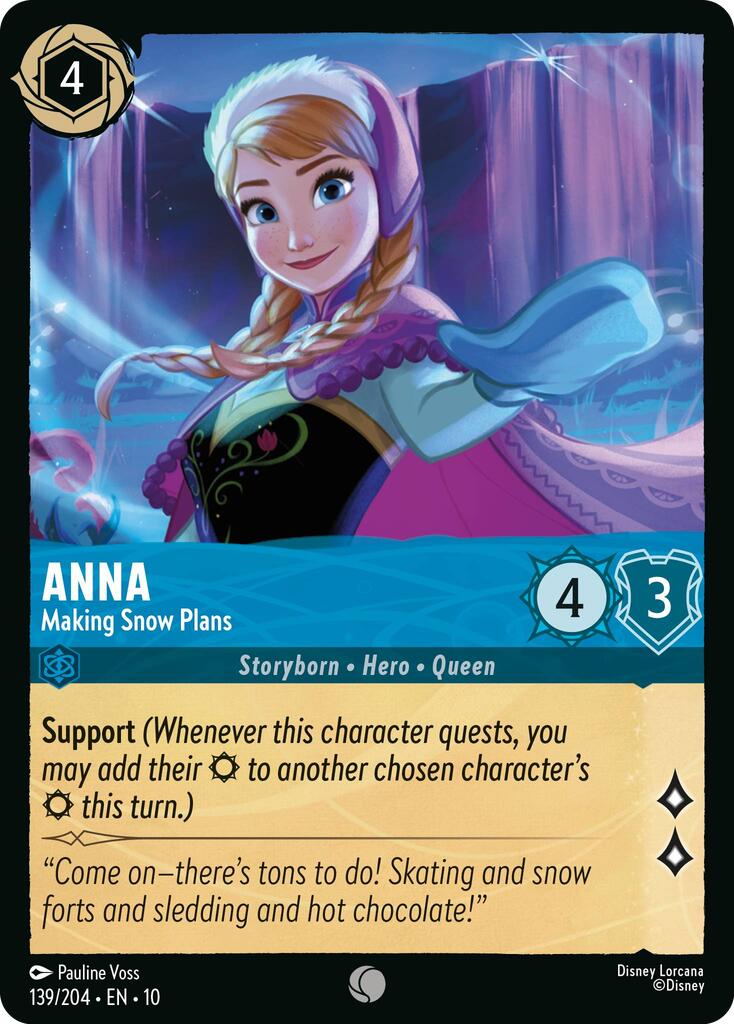 Anna - Making Snow Plans (139/204) [Whispers in the Well] | Cards and Coasters CA