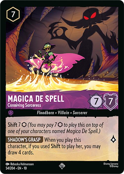 Magica De Spell - Conniving Sorceress (54/204) [Whispers in the Well] | Cards and Coasters CA