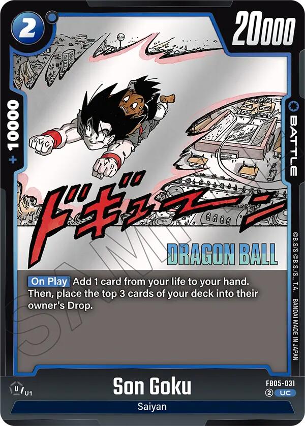 Son Goku (FB05-031) [Manga Booster 02] | Cards and Coasters CA