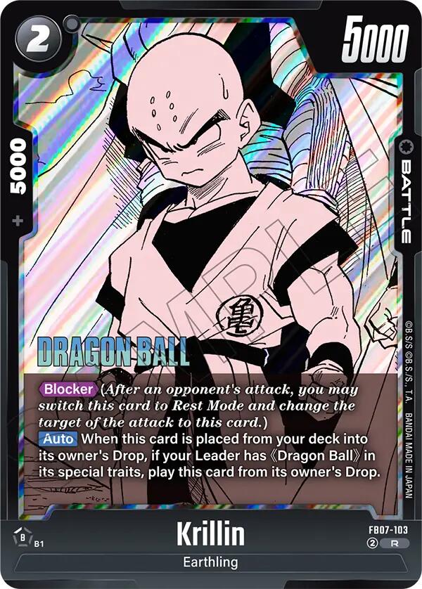 Krillin (FB07-103) [Manga Booster 02] | Cards and Coasters CA