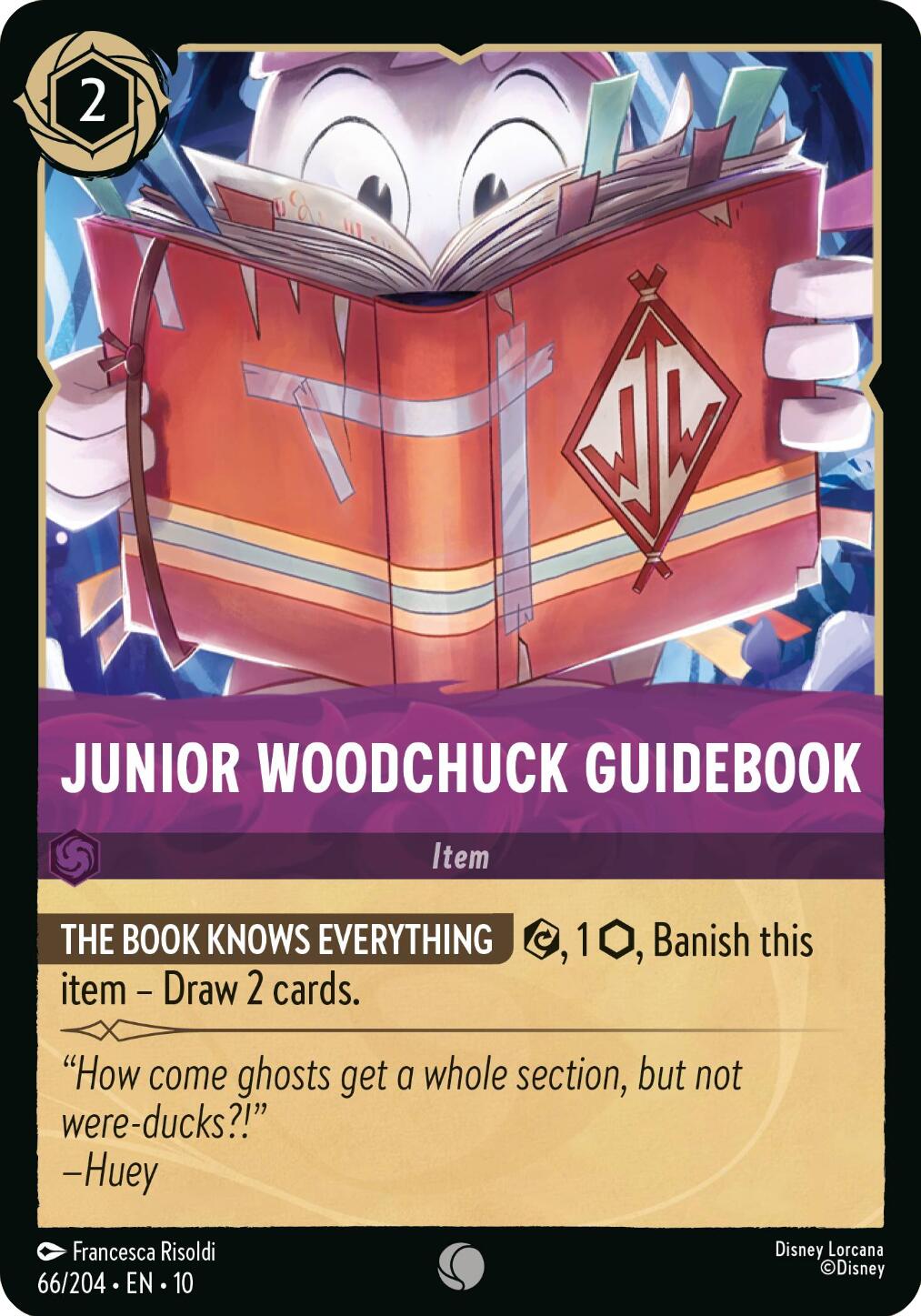 Junior Woodchuck Guidebook (66/204) [Whispers in the Well] | Cards and Coasters CA