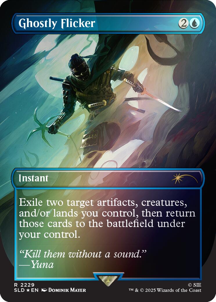 Ghostly Flicker (Rainbow Foil) [Secret Lair Drop Series] | Cards and Coasters CA