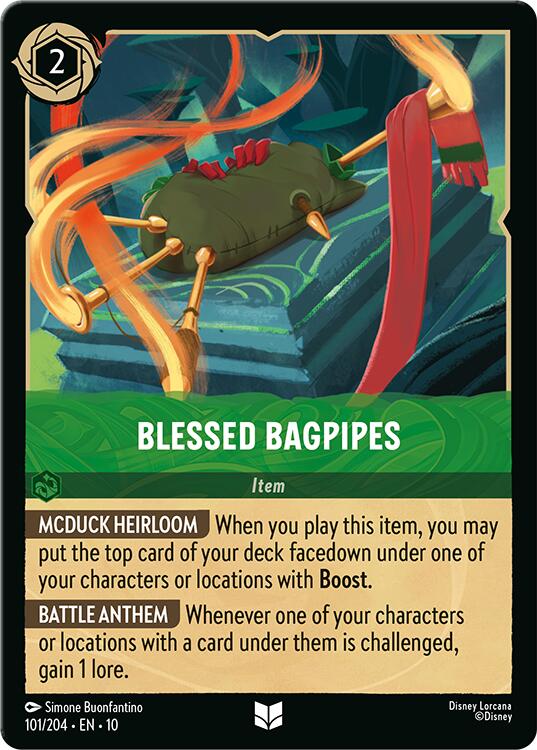 Blessed Bagpipes (101/204) [Whispers in the Well] | Cards and Coasters CA