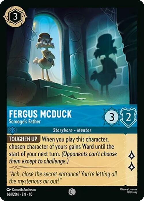 Fergus McDuck - Scrooge's Father (144/204) [Whispers in the Well] | Cards and Coasters CA