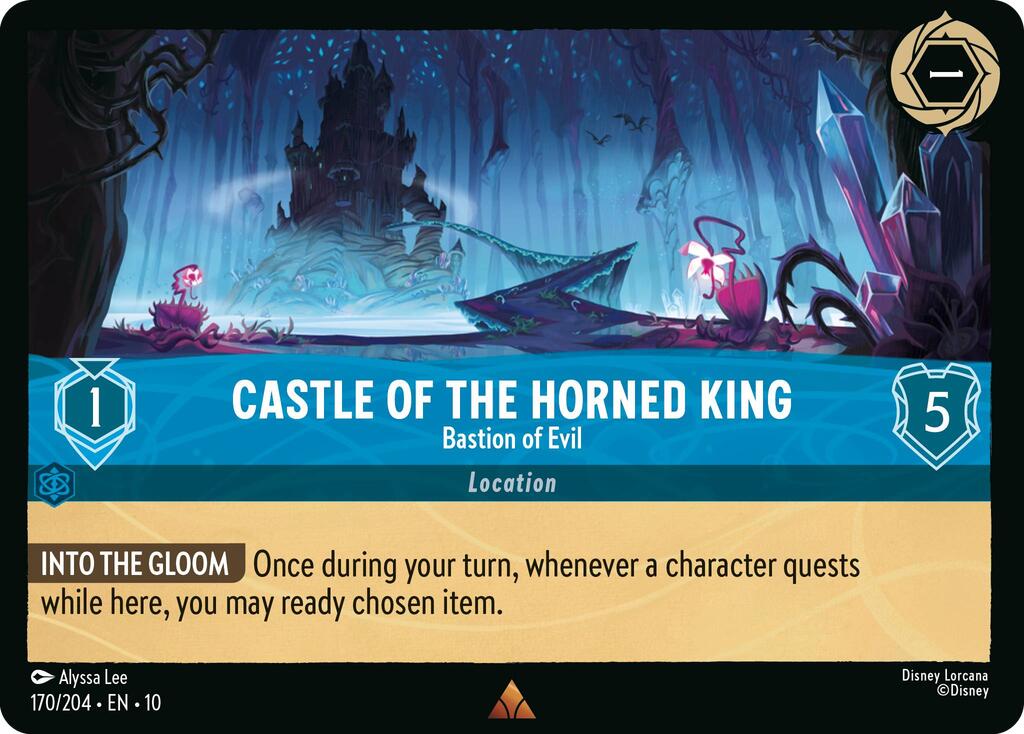 Castle of the Horned King - Bastion of Evil (170/204) [Whispers in the Well] | Cards and Coasters CA
