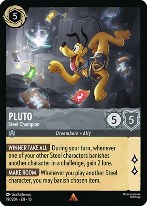 Pluto - Steel Champion (191/204) [Whispers in the Well] | Cards and Coasters CA