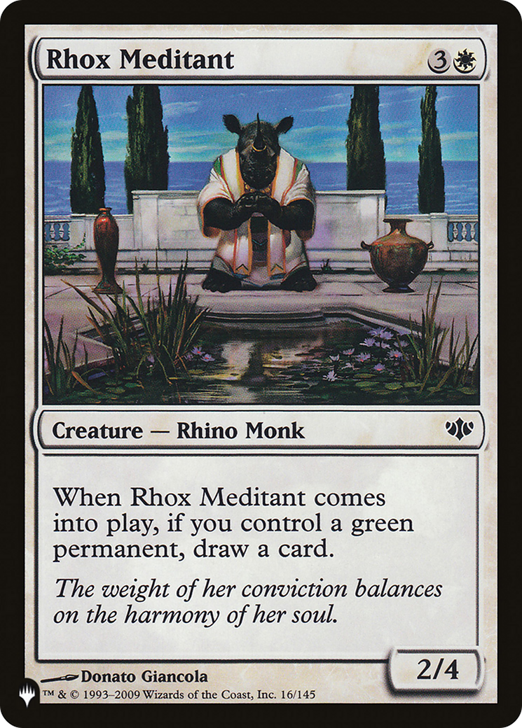 Rhox Meditant [The List Reprints] | Cards and Coasters CA