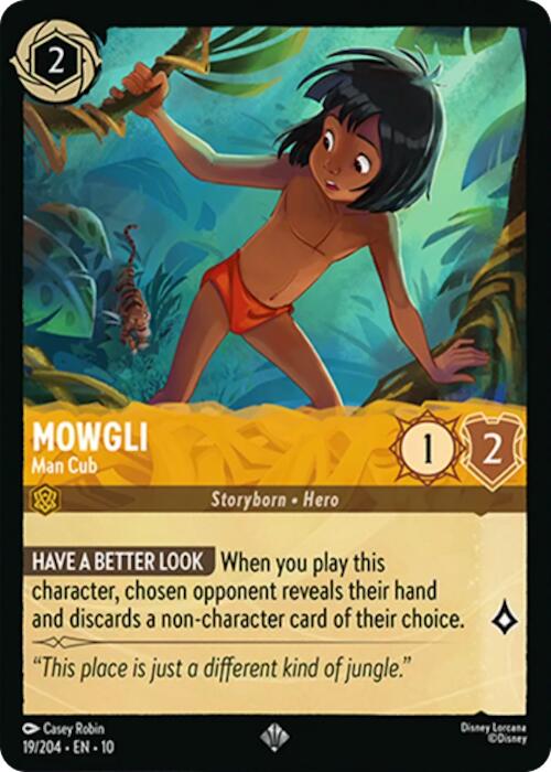 Mowgli - Man Cub (19/204) [Whispers in the Well] | Cards and Coasters CA