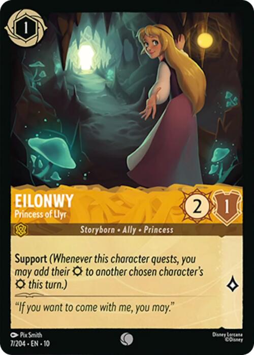 Eilonwy - Princess of Llyr (7/204) [Whispers in the Well] | Cards and Coasters CA