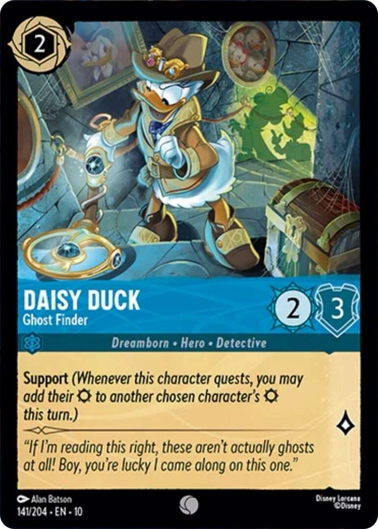 Daisy Duck - Ghost Finder (141/204) [Whispers in the Well] | Cards and Coasters CA