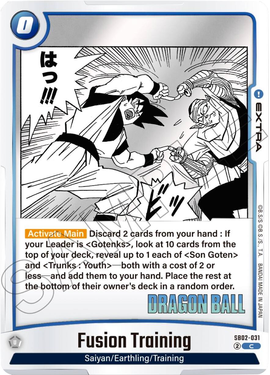 Fusion Training [Manga Booster 02] | Cards and Coasters CA