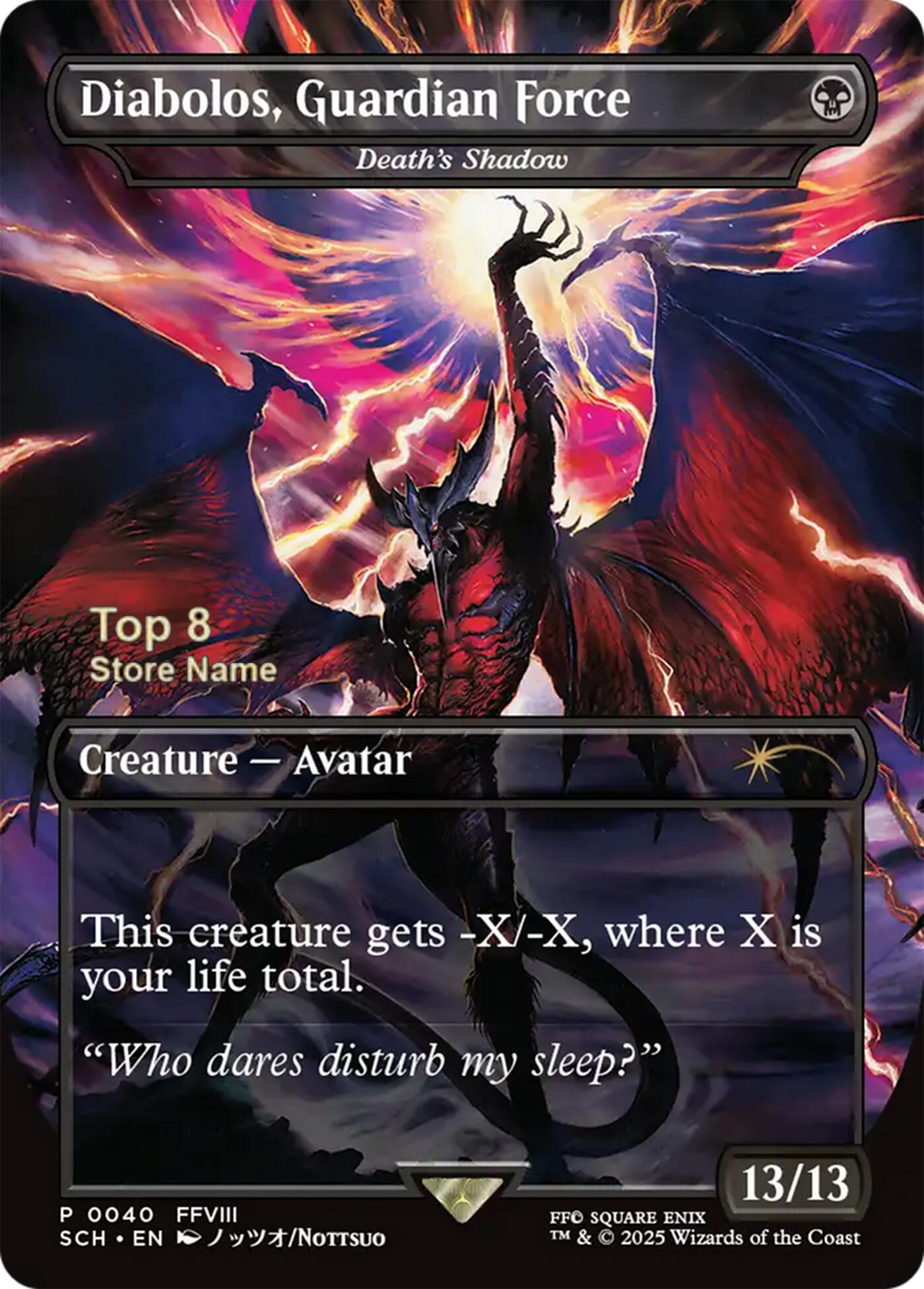 Diabolos, Guardian Force - Death's Shadow (Top 8) [Store Championships 2025] | Cards and Coasters CA