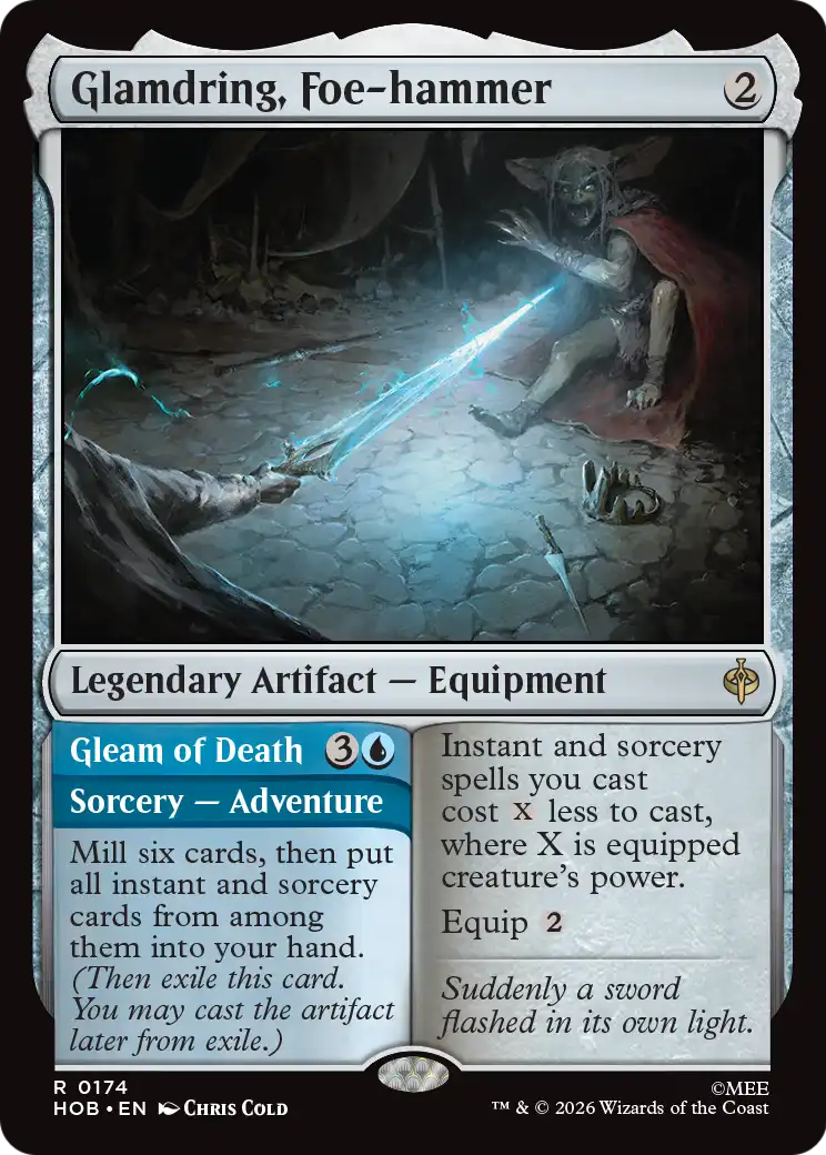 Glamdring, Foe-hammer [The Hobbit] | Cards and Coasters CA
