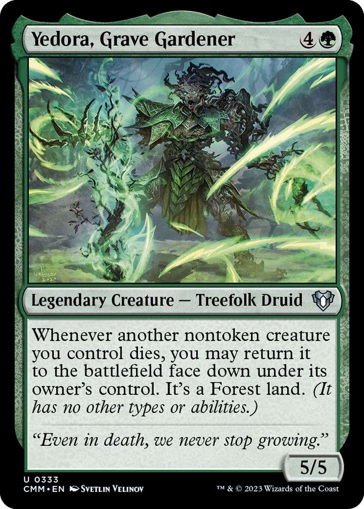 Yedora, Grave Gardener [Commander Masters] | Cards and Coasters CA