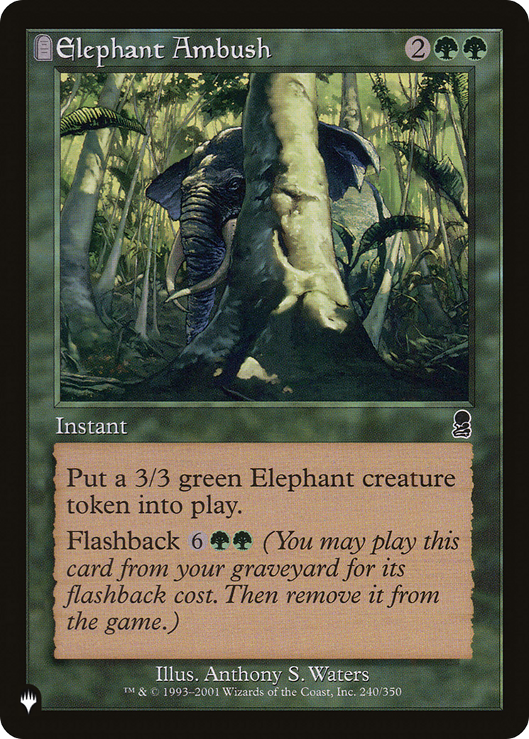 Elephant Ambush [The List Reprints] | Cards and Coasters CA