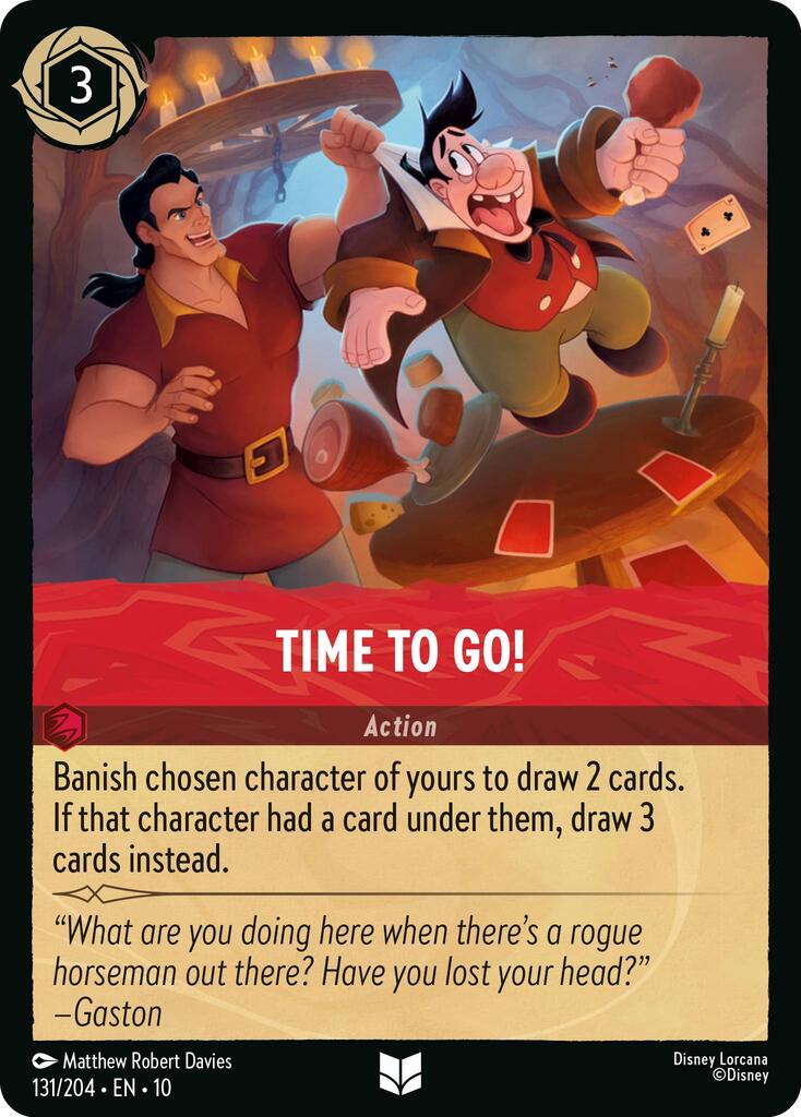 Time to Go! (131/204) [Whispers in the Well] | Cards and Coasters CA