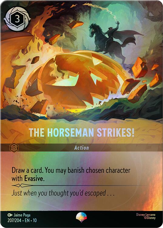 The Horseman Strikes! (Epic) (207/204) [Whispers in the Well] | Cards and Coasters CA