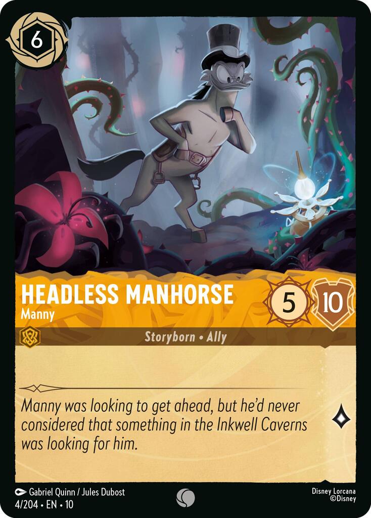 Headless Manhorse - Manny (4/204) [Whispers in the Well] | Cards and Coasters CA