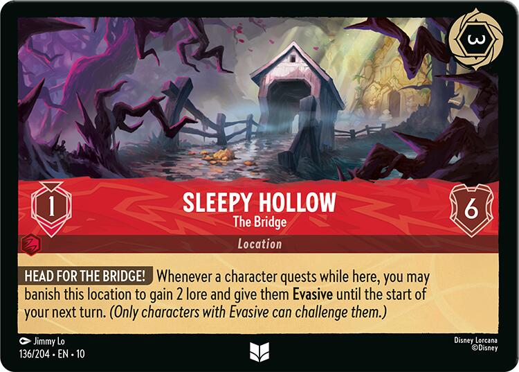 Sleepy Hollow - The Bridge (136/204) [Whispers in the Well] | Cards and Coasters CA