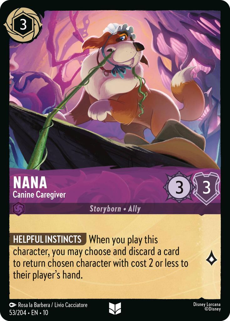 Nana - Canine Caregiver (53/204) [Whispers in the Well] | Cards and Coasters CA