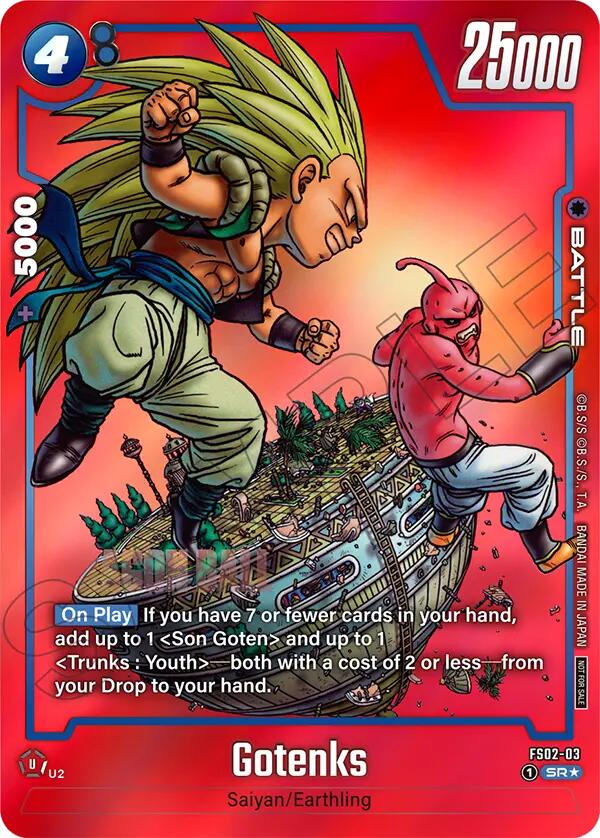 Gotenks (FS02-03) (Limited Pack MANGA Version 02) [Fusion World Promotion Cards] | Cards and Coasters CA