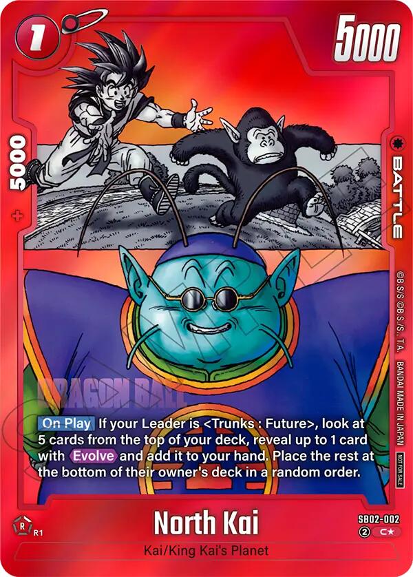 North Kai (SB02-002) (Limited Pack MANGA Version 02) [Fusion World Promotion Cards] | Cards and Coasters CA
