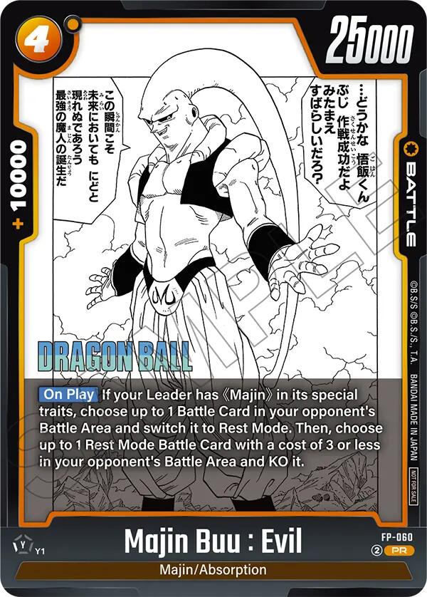 Majin Buu : Evil (FP-060) [Fusion World Tournament Cards] | Cards and Coasters CA