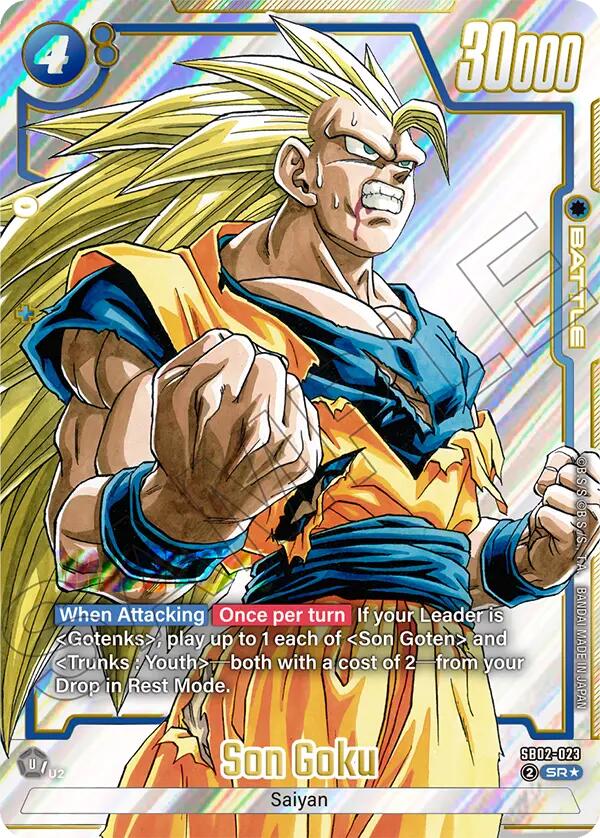 Son Goku (SB02-023) (Alternate Art) [Manga Booster 02] | Cards and Coasters CA