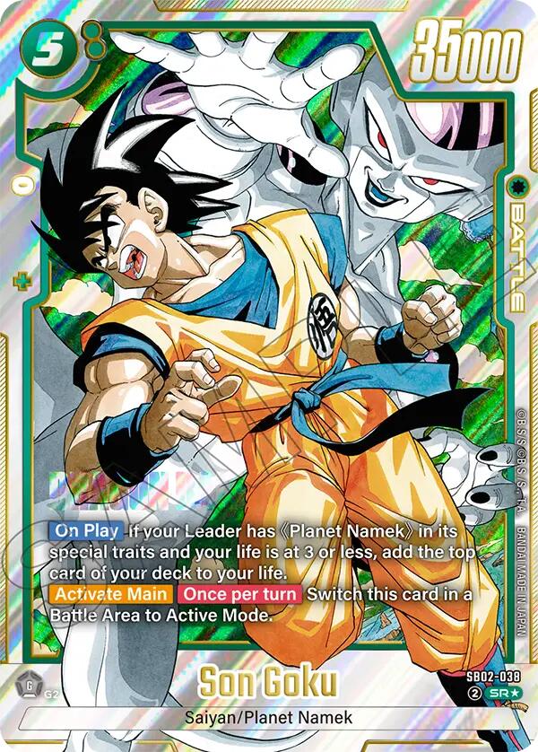 Son Goku (SB02-038) (Alternate Art) [Manga Booster 02] | Cards and Coasters CA