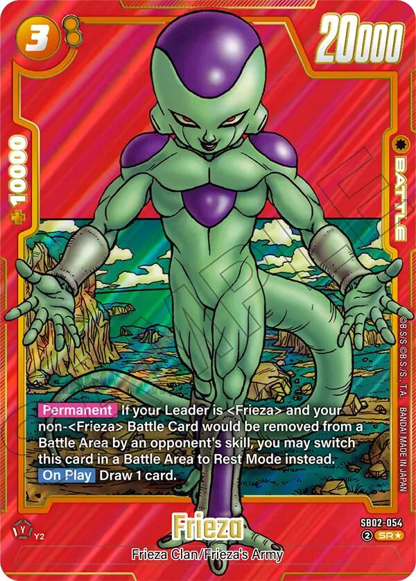 Frieza (SB02-054) (Alternate Art) [Manga Booster 02] | Cards and Coasters CA